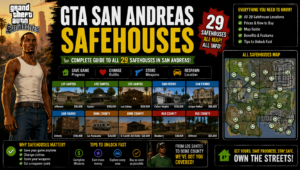 Read more about the article GTA San Andreas Safehouses: The Complete List, Prices & Locations Guide