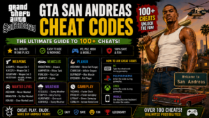 Read more about the article GTA San Andreas Cheat Codes: The Complete List for PC, PlayStation, Xbox & Mobile (2026)