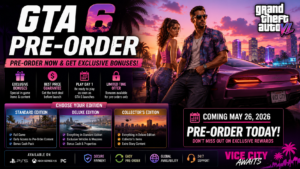 Read more about the article GTA 6 Pre-Order Guide: Price, Editions & Bonuses Explained (2026)