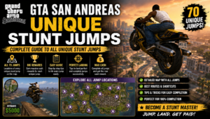Read more about the article GTA San Andreas Unique Stunt Jumps: All 70 Locations Guide