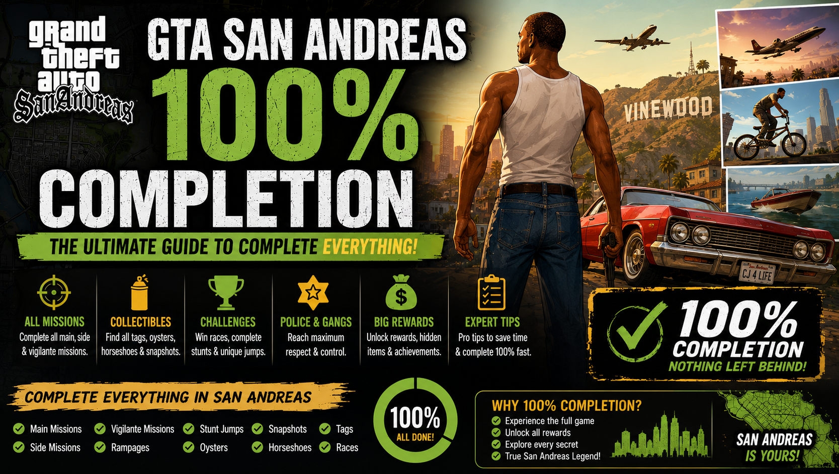 You are currently viewing GTA San Andreas 100% Completion Guide: The Full Checklist (2026)