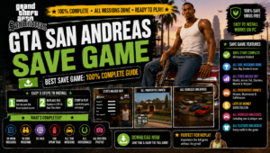 Read more about the article GTA San Andreas Save Game / 100% Completed Savegame Download Guide
