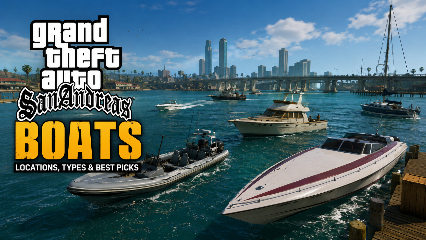 GTA San Andreas Boats
