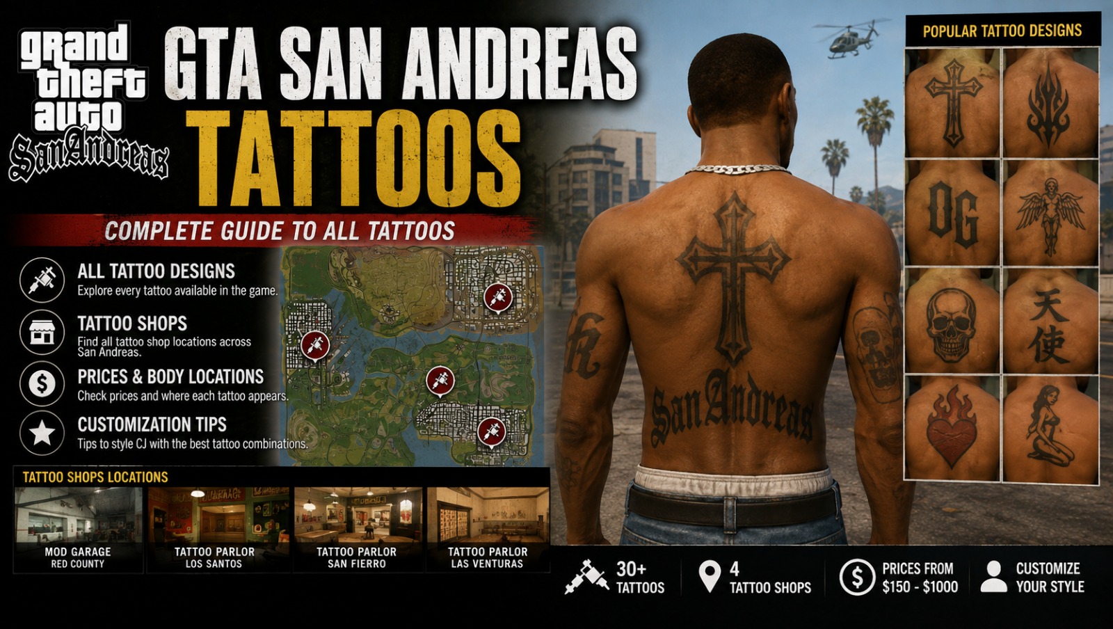 GTA San Andreas Tattoos