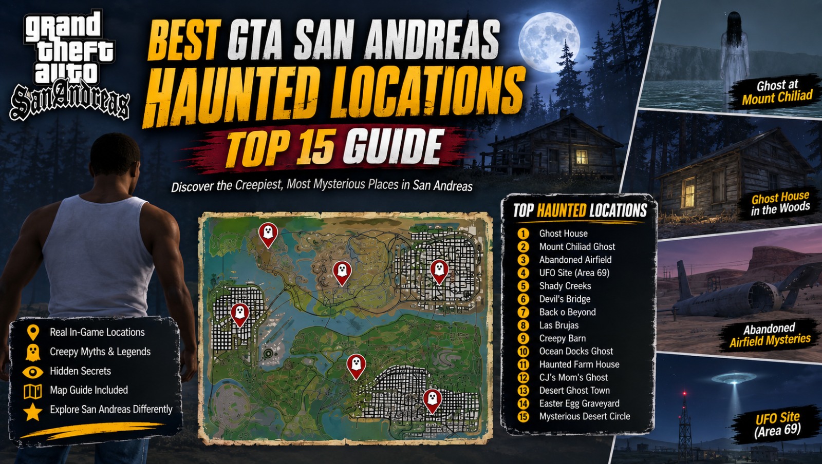 GTA San Andreas Haunted Locations